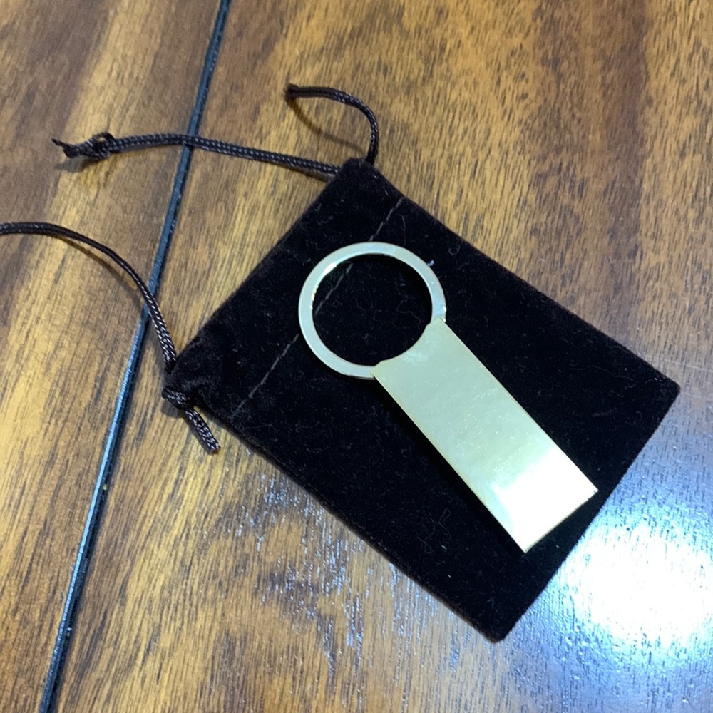 Gold Tone Key Chain